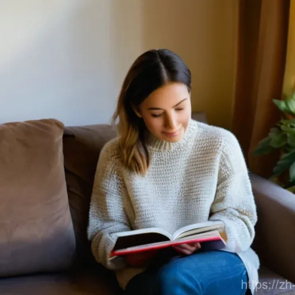 범죄 피해자 회복을 위한 심리 치료 사례 - **Prompt:** A young woman, early 30s, sitting comfortably on a plush sofa in a sunlit living room. S...