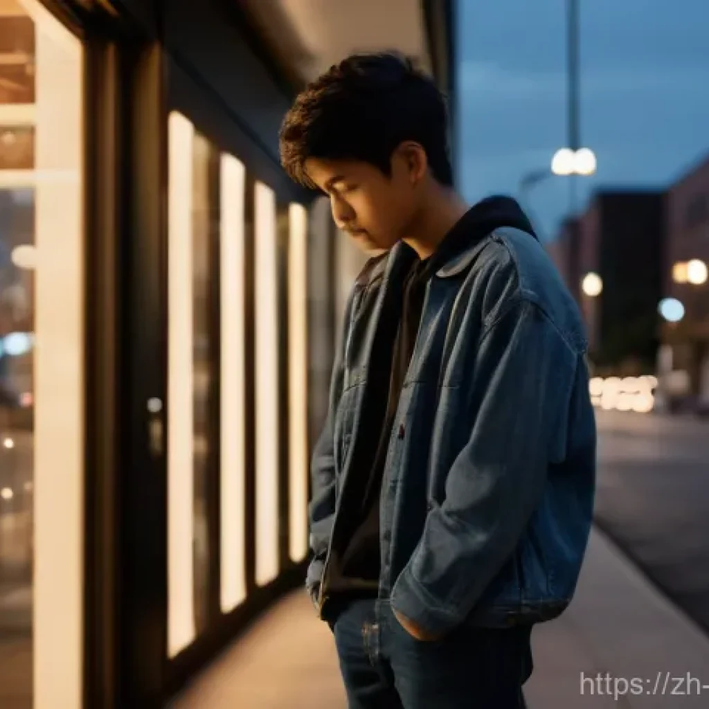 범죄 피해자 심리 상담 후기 - **Prompt:** A young adult, gender-neutral, stands alone in a subtly disorienting urban environment a...