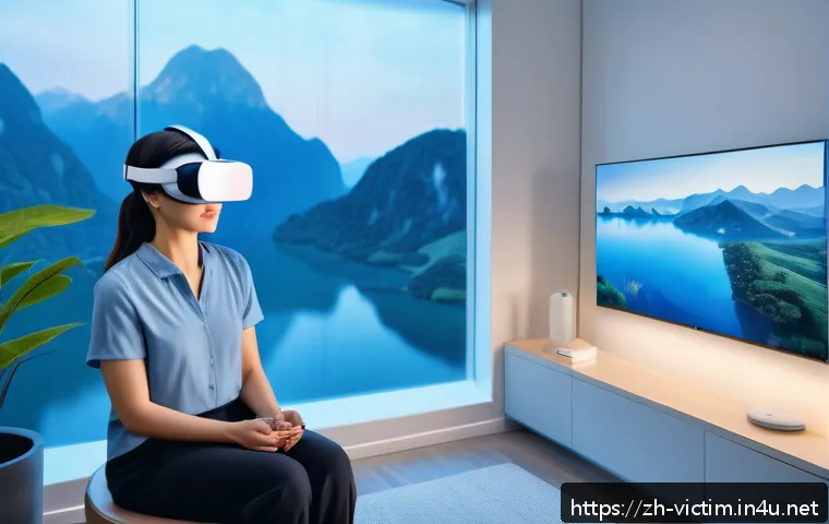 범죄 피해자 지원 정책의 발전 방향 - A modern therapy room featuring a young adult female patient wearing casual clothes and glasses, com...